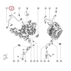 Kép 2/3 - Renault Espace V-Scenic IV-Megane IV-Talisman-Trafic III/Opel Vivaro B/Nissan NV300/Fiat Talento 1.6dci gyári új turbócső 151926975R