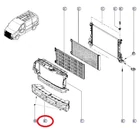 Kép 2/4 - enault Trafic III/Opel Vivaro B/Nissan NV300/Fiat Talento 1.6dci gyári új hűtő légterelő/hűtő védőburkolat (alsó) 2014-től 214772888R