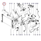 Kép 2/3 - Renault Trafic III/Opel Vivaro B/Nissan NV300/Fiat Talento 1.6dci gyári új vízcső 2014-től 215012747R