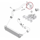 Kép 2/2 - Renault Master III 2.3dci új utángyártott intercooler töltőlevegő cső darab 2014-től 144602862R  144602717R  144604669R  144602717R, webáruház, alkatrészek