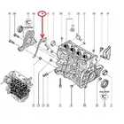 Kép 2/2 - Renault Scenic I 1.9d, 1.9dci, 1.9dti gyári új vezérműház, vezérmű burkolat tömítés 1999-2003-ig 135208446R webáruház, alkatrészek