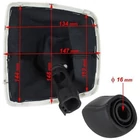 Kép 2/2 - Renault Laguna III új utángyártott váltógomb fekete ezüst kupakkal szoknyával 6 sebességes járművekhez 2007-2015-ig 328650008R