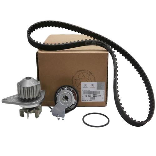 Citroen Xsara 1.4 8V gyári új vezérműszíj készlet vízpumpával, vezérlés szett 104 fogas vezérműszíjjal 1997-2005-ig 1610793280  1609525180  1609417080, webáruház, alkatrészek