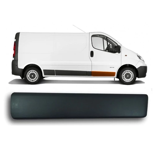 Renault Trafic új utángyártott ajtódíszléc jobb első ajtó 2001-2014-ig 8200036086