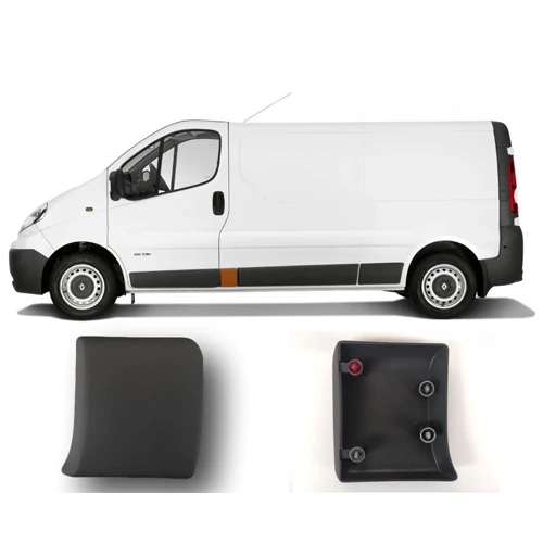 Renault Trafic új utángyártott díszléc bal első ajtó mögötti, rövid 2001-2014-ig 8200036105