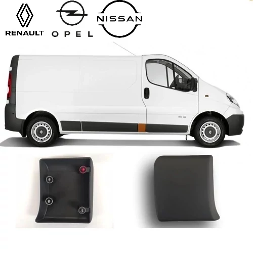 Renault Trafic II/Opel Vivaro/Nissan Primastar gyári új jobb &quot;B&quot; oszlop díszléc 2001-2014-ig 8200036101, webáruház, alkatrészek