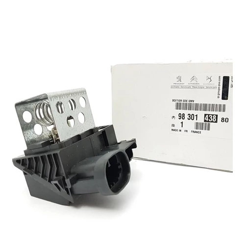 Peugeot 107 gyári új hűtőmotor ventilátor előtét ellenállás 2005-2014-ig 9830143880
