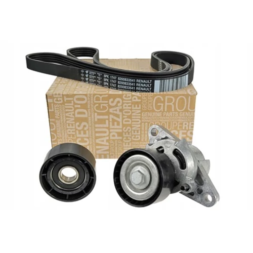 Renault Megane I gyári új hosszbordás szíj szett, Pk szíj készlet 5PK 1999-2004-ig 7701477517