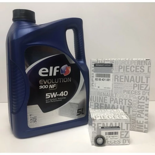 Renault Clio II 1.4 16V,  1.6 16V olajcsere csomag 2000-2007-ig 7700873583