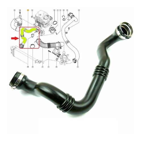 Intercooler Tube Tube For Movano B 2.3 Cdti 1124095, 144600588r