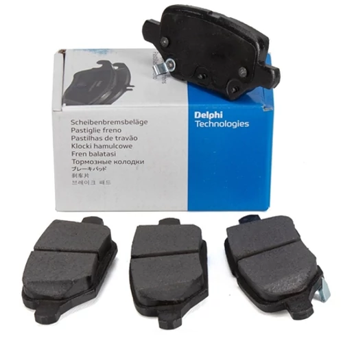 Renault Megane II új utángyártott fékbetét garnitúra tárcsafékhez első tengely DELPHI 2002-2008-ig 7701207673