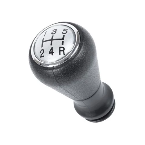 Peugeot 306 új utángyártott fekete váltógomb króm kupakkal 5 sebességes járművekhez 1993-2003-ig 2403.AP 